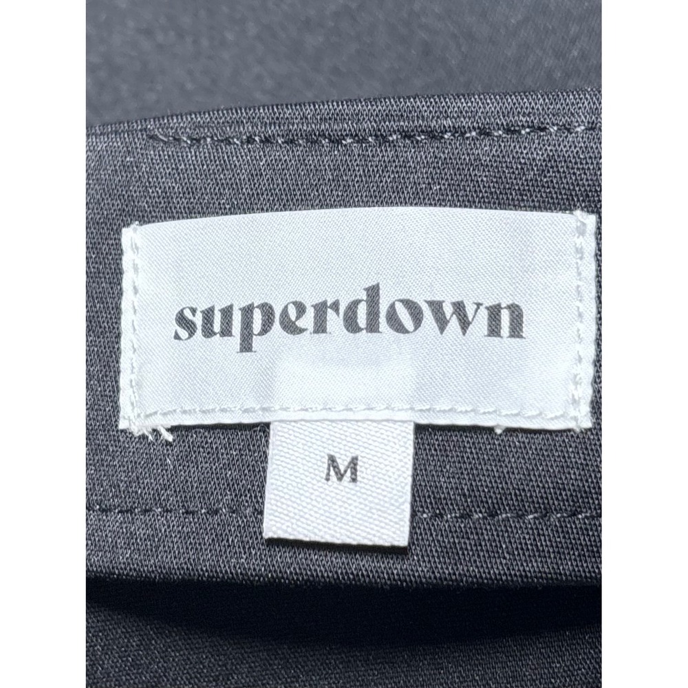 Superdown Revolve NWOT Aaleyah Colorblock Wrap Skort M Black White Skirt Shorts - Picture 8 of 13